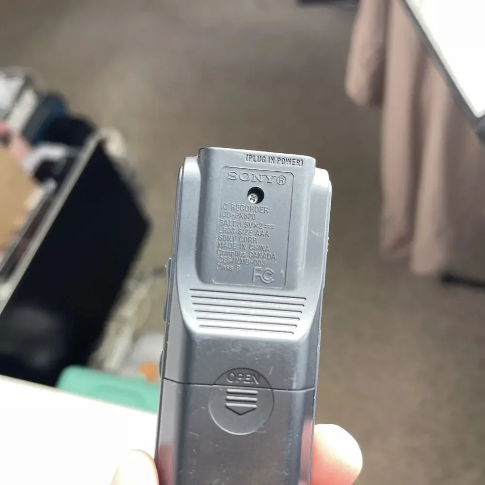 Sony ICD-PX820 (2048 MB, 535.5 Hours) Handheld Digital Voice Recorder TESTED